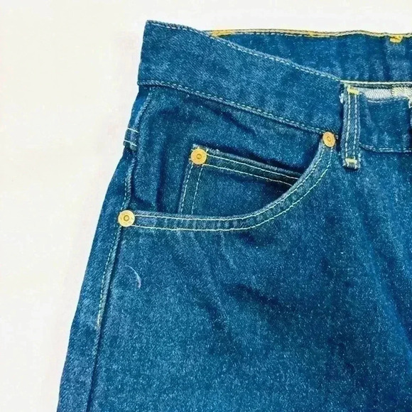 NWT Vintage Lee Highrise “Mom” Marilyn Monroe Handpainted Retro Jeans Size 30/34 - Picture 8 of 15